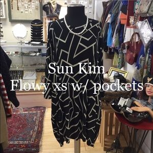 Couture cut rayon dress